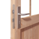 Sauna exterior de madera maciza SKROLLAN 1 para 4-6 personas - puerta clásica - KARIBU