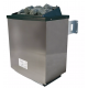 Sauna exterior Skrollan 3 para 6-8 personas - puerta clásica y vestíbulo - estufa con control externo 9000W - Karibu