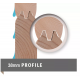Sauna exterior antracita Skrollan 3 para 6-8 personas - puerta clásica y vestíbulo - Karibu
