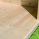 Sauna exterior de madera sin tratar Hytti para 2-4 personas - Karibu