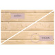 Sauna exterior de madera sin tratar Hytti para 2-4 personas - Karibu