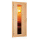 Sauna exterior de madera sin tratar Hytti para 2-4 personas - estufa de control externo 9000W - Karibu
