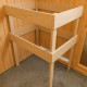Sauna exterior de madera sin tratar Hytti para 2-4 personas - estufa Easy Bio de 9000W - Karibu