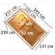 Sauna exterior Skrollan 3 con puerta moderna y vestíbulo - 6 a 8 plazas 38mm KARIBU