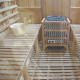 Sauna de exterior de madera en forma de barril, 2-4 plazas, con frente acristalado, estufa de 6 kW y tejas asfálticas – SNÖ